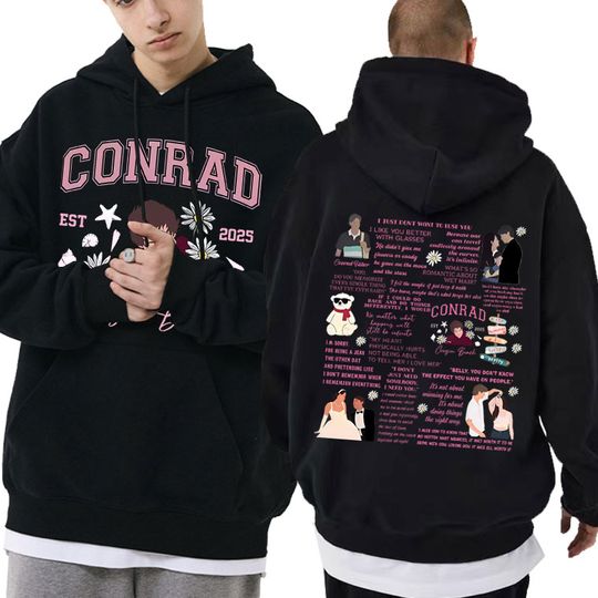 Discover TV Play The Summer I Turned Pretty Conrad Cousins Beach Graphic Print Hoodie Men Women Casual Vintage Oversized Pullover Hoodies