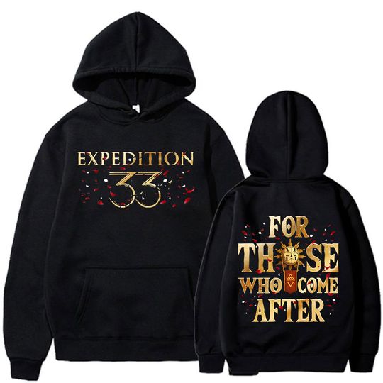 Discover Gamer Clair Obscur Expedition 33 for Those Who Come After Hoodies Men's Women Clothing Casual Long Sleeves Hooded Sweatshirts
