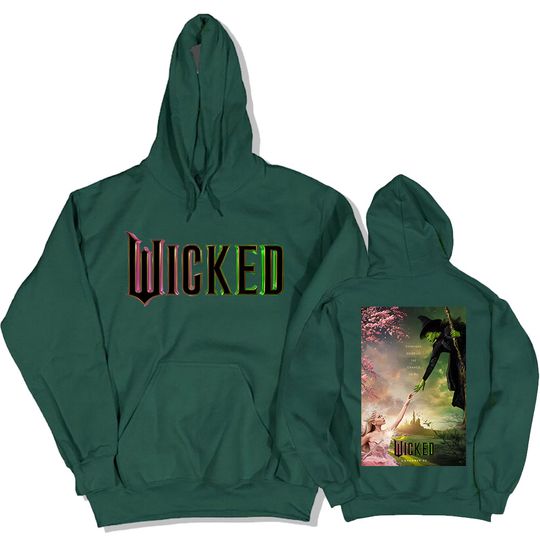 Discover Wicked Fantasy Movies Hoodies Long Sleeve Winter Women/Men Sweatshirt Graphic Clothes Moletom Feminino Ariana-Grande Print Hoody