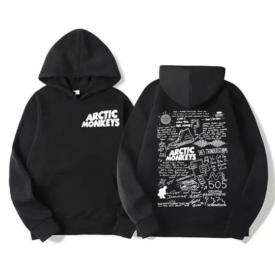 Arctic Monkeys Hoodie Shirt Verson 2, Indie Rock Lyric Graphic Tee, Unisex T Shirt Sweatshirt Hoodie, Music Fan Gift, Ships Fast!