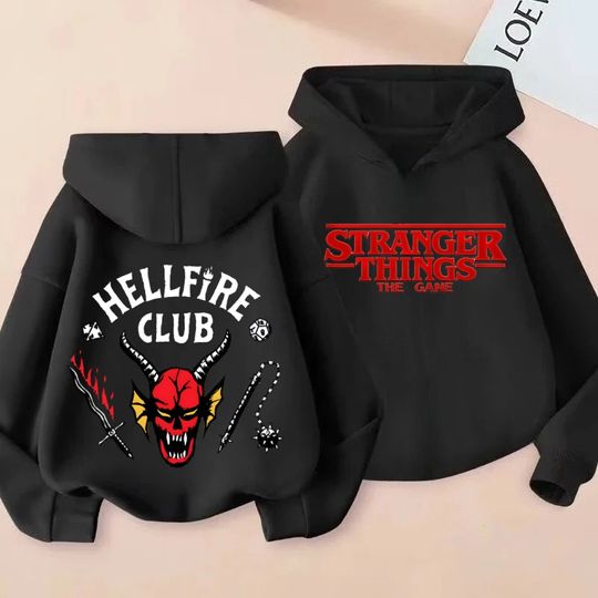2025 Cheap Popular Stranger Things New Releases for Boy Girl Casual Wear Graphics Everyday Style Fall Winter Hoodie Tracksuit