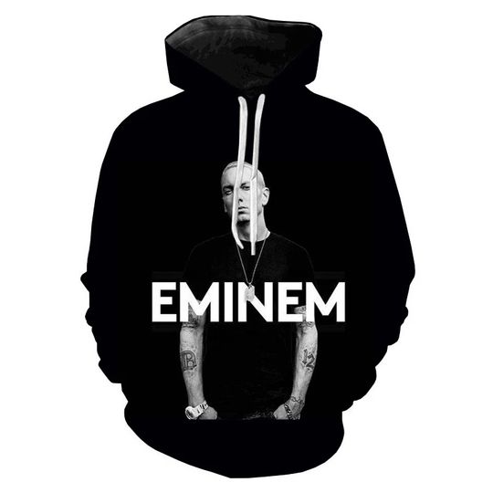 Eminem Rapper 3D Print Hoodies Men Women Casual Streetwear Oversized Sweatshirts Hoodie Hip Hop Pullovers Tracksuit Man Clothing