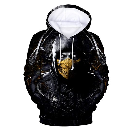 Game Mortal Kombat 3D Print Hoodies Men Women Casual Fashion Oversized Sweatshirts Hoodie Male Pullovers Tracksuits Man Clothing