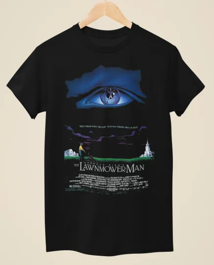 Discover The Lawnmower Man - Movie Poster inspired Unisex Black T-Shirt