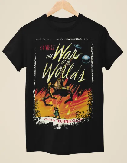 Discover The War of the Worlds (1953) - Movie Poster inspired Unisex Black T-Shirt