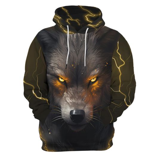 Discover Huke Unisex Hoodies Cool Animal Print Pullover Hooded 3d Graphic Print Sweatshirt Hoodies 2026