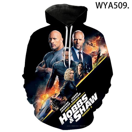 Discover Hoodies Hot Movies Fast And Furious 3D Print Boys Girls Unisex Fashion Sweatshirts Oversized Hoodie Harajuku Kids Pullovers Coat