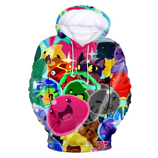 Discover Slime Rancher Anime Game 3D Printed Hoodies Men Women Fashion Oversized Sweatshirts Hoodie Male Pullovers Tracksuit Man Clothing