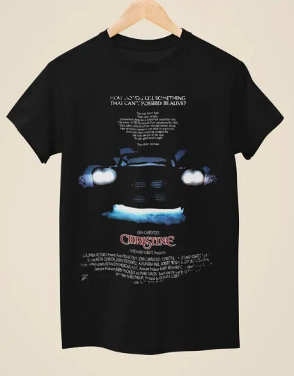 Discover Christine - Movie Poster Inspired Unisex Black T-Shirt
