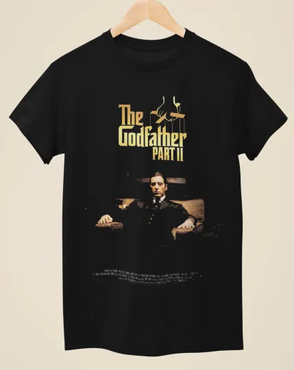 Discover The Godfather Part II - Movie Poster Inspired Unisex Black T-Shirt