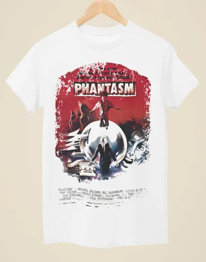 Discover Phantasm - Movie Poster Inspired Unisex White T-Shirt