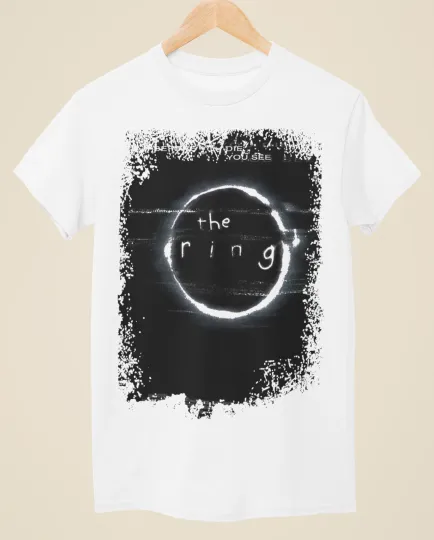 Discover The Ring - Movie Poster Inspired Unisex White T-Shirt