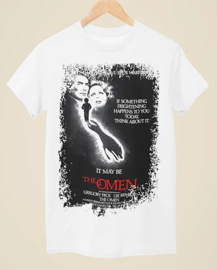 Discover The Omen - Movie Poster Inspired Unisex White T-Shirt