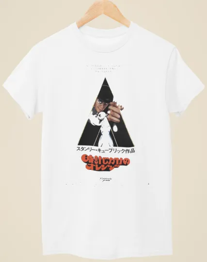 Discover A Clockwork Orange - Japanese Movie Poster Inspired Unisex White T-Shirt