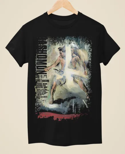 Discover Rashomon - Japanese Movie Poster Inspired Unisex Black T-Shirt