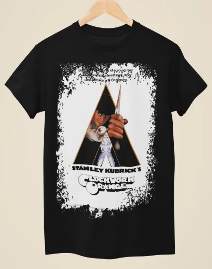 Discover A Clockwork Orange - Movie Poster Inspired Unisex Black T-Shirt