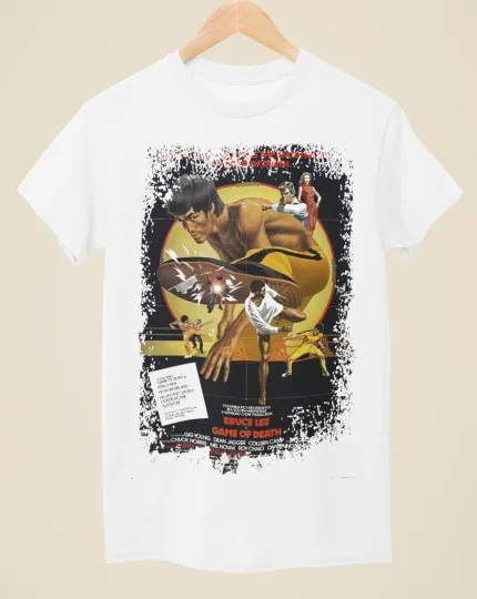 Discover Game of Death - Movie Poster Inspired Unisex White T-Shirt