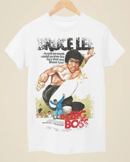 Discover The Big Boss - Movie Poster Inspired Unisex White T-Shirt