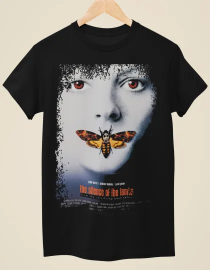 Discover The Silence of the Lambs - Movie Poster Inspired Unisex Black T-Shirt