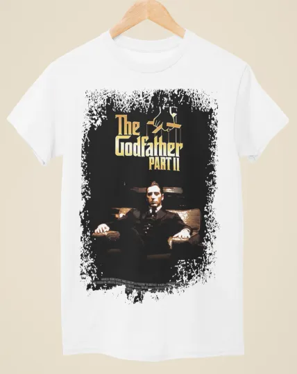 Discover The Godfather Part II - Movie Poster Inspired Unisex White T-Shirt