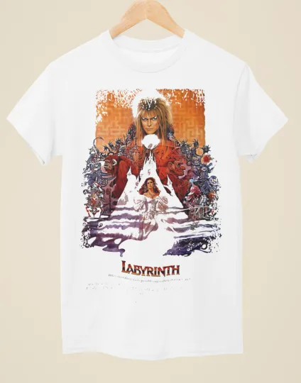 Discover Labyrinth - Movie Poster Inspired Unisex White T-Shirt