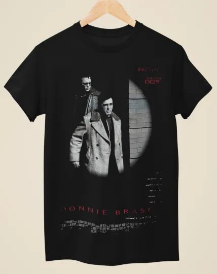 Discover Donnie Brasco - Movie Poster Inspired Unisex Black T-Shirt