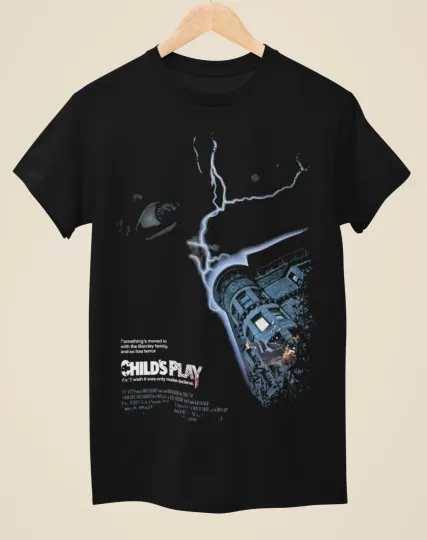 Discover Childs Play - Movie Poster Inspired Unisex Black T-Shirt