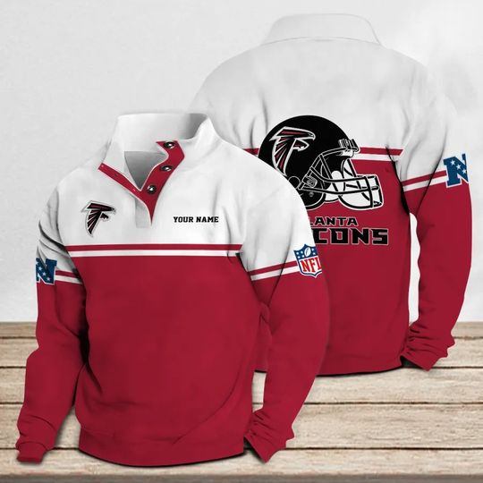Atlanta Falcons Casual Stand Collar Sweatshirt