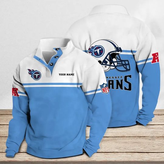 Tennessee Titans Casual Stand Collar Sweatshirt