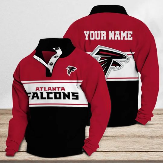 Atlanta Falcons Casual Stand Collar Sweatshirt