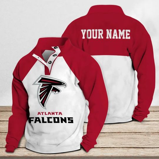 Atlanta Falcons Casual Stand Collar Sweatshirt