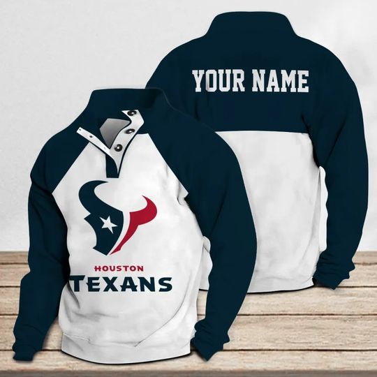Houston Texans Casual Stand Collar Sweatshirt