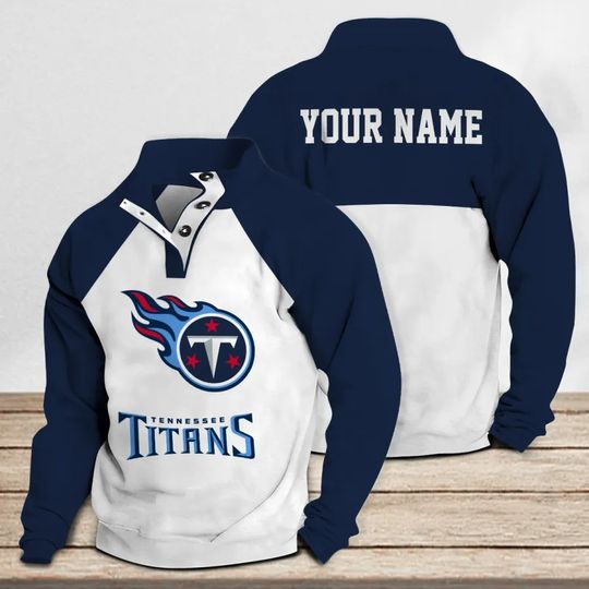 Tennessee Titans Casual Stand Collar Sweatshirt