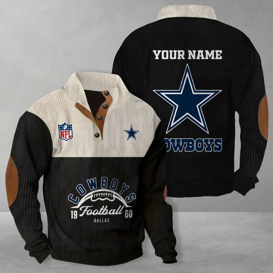 Dallas Cowboys Colorful Stand Collar Sweatshirt