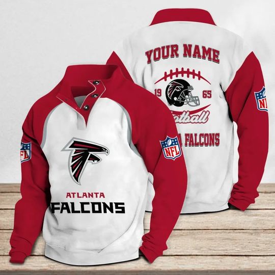 Atlanta Falcons Casual Stand Collar Sweatshirt