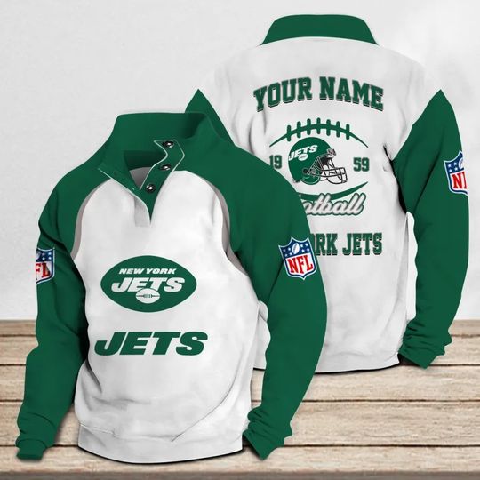 New York Jets Casual Stand Collar Sweatshirt