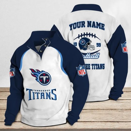 Tennessee Titans Casual Stand Collar Sweatshirt