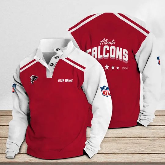Atlanta Falcons Casual Stand Collar Sweatshirt