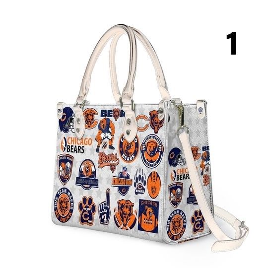 Chicago Bears Women Leather Hand Bag Fan-made Leather Bag For Her