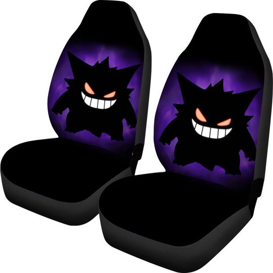 Gengar PKM Seat Covers Universal Fit Set Of 2 Universal Car Accessories