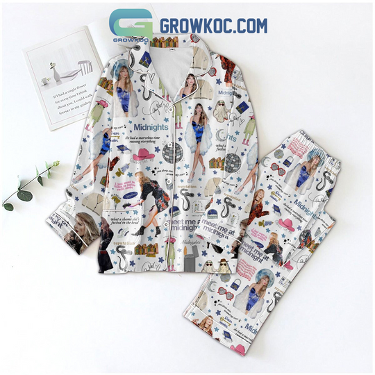 Discover Swift Inspired Pajama Set – Button Front Cozy Loungewear