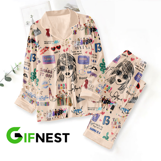 Discover Swift Style Pajamas Set – Button Down Cozy Sleep Collection