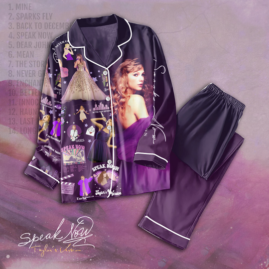 Discover Swift Style Button Down Sleepwear Set – Soft Fan Lounge Wear