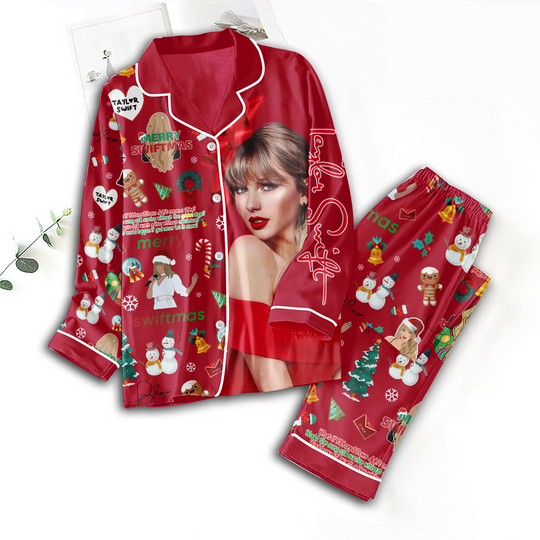 Discover Swift Style Button Down Pajamas Set – Comfortable Sleepwear
