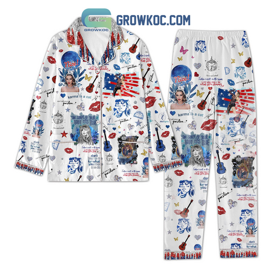 Discover Swift Button Down Pajamas Set – Stylish Fan Sleepwear