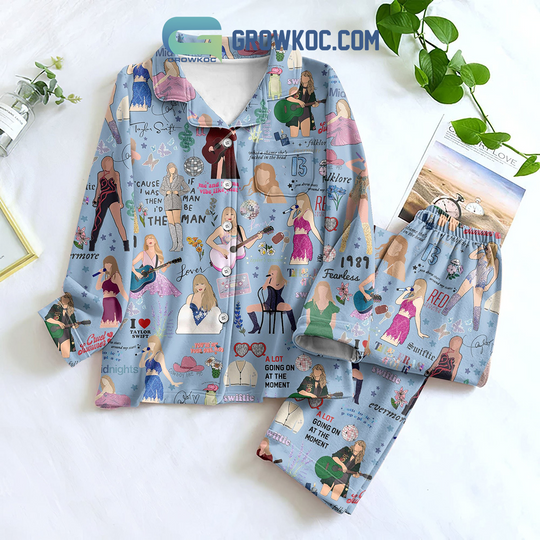 Discover Swift Inspired Pajama Set – Button Front Cozy Loungewear