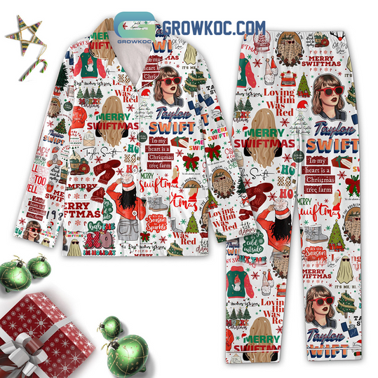 Discover Swift Inspired Button Down Pajamas – Cozy Fan Lounge Set