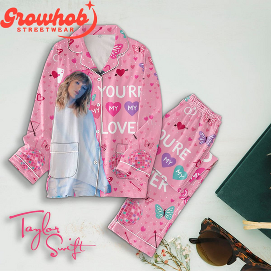 Discover Swift Button Down Pajamas Set – Trendy Pop Music Sleepwear