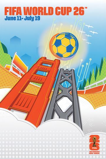 FIFA World Cup 2026 - San Francisco Bay Area Poster