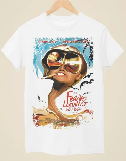 Discover Fear & Loathing in Las Vegas - Movie Poster Inspired Unisex White T-Shirt